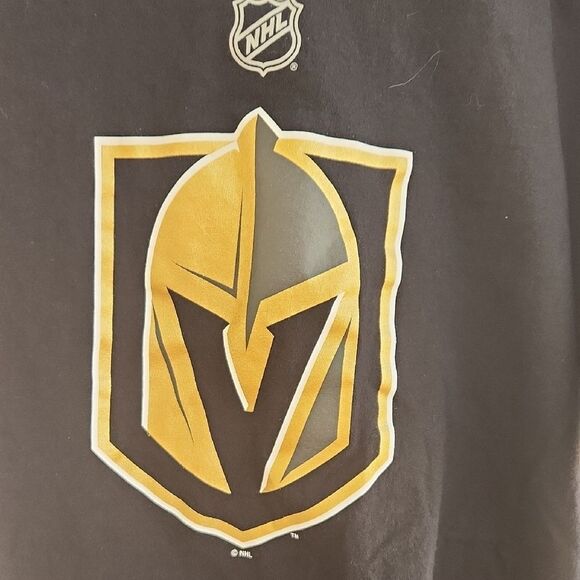 Black and Gold NHL Vegas Golden Knights Fleury#29 T-Shirt - Picture 4 of 7